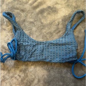 Blue Bikini Top